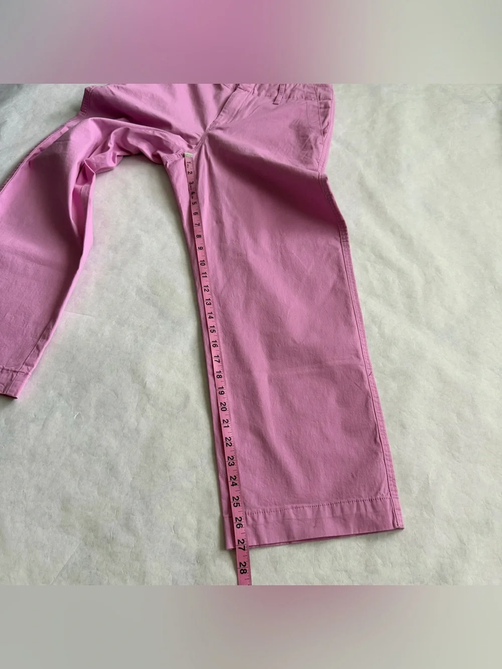 A New Day High Rise Straight Ankle Chino Pants 6 Pink Casual Chic Workwear C - Picture 6 of 8